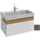Photo Bathroom under the sink 80 cm Jacob Delafon Terrace EB1186-G80 light brown varnish
