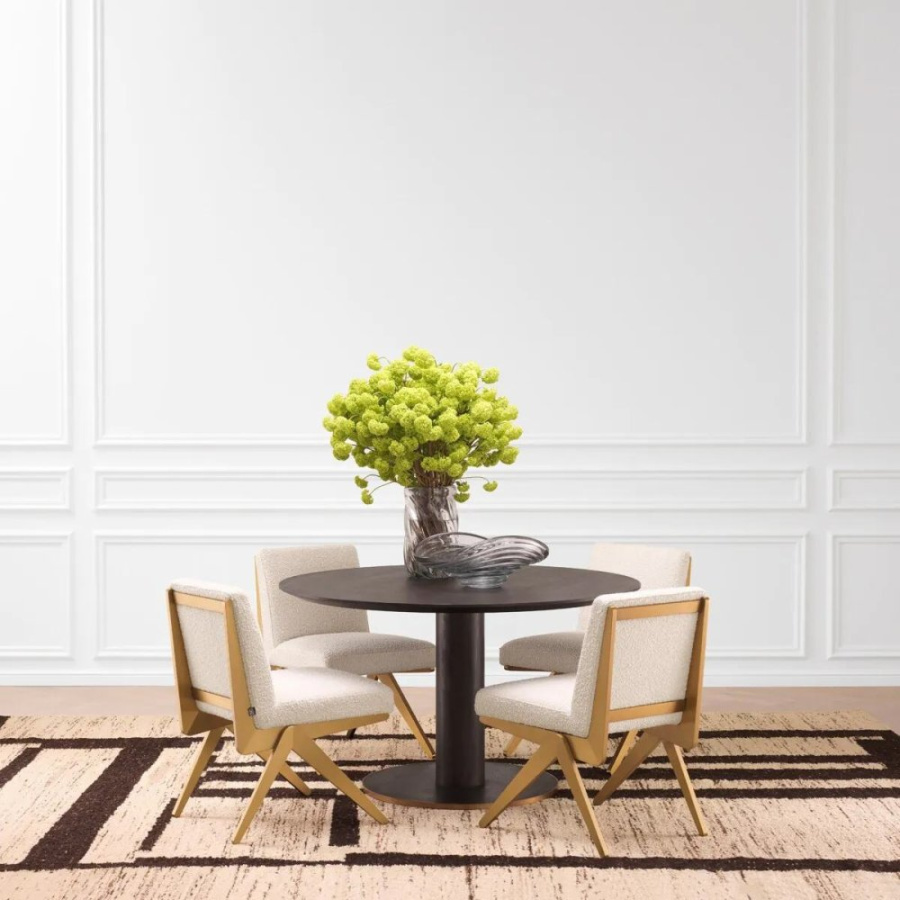 Photo Astro dining table (dark brown)