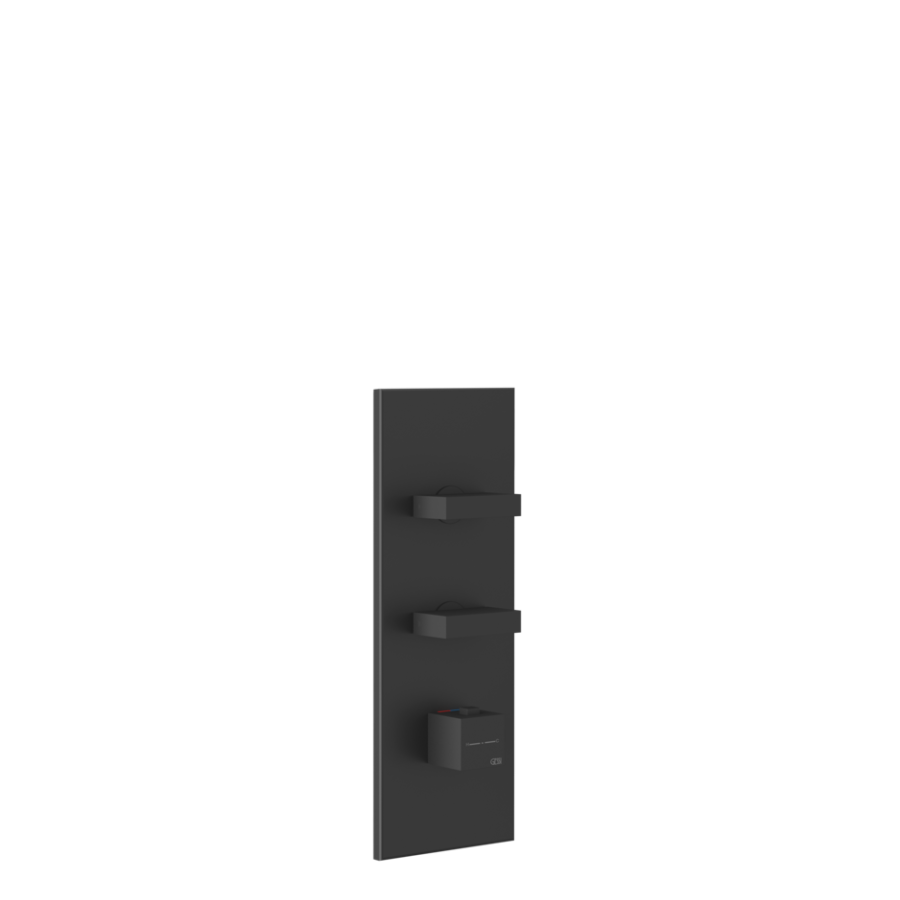 Photo Shower mixer Gessi Rettangolo 43024#299 black matte