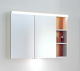 Photo Mirror cabinet Burgbad Orell 90 SPFQ090LK0161T0010 left glossy white