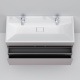 Photo The cabinet under the sink AM.PM Inspire V2.0 M50AFHX1203EGM 120 cm gray matte