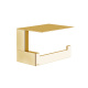 Photo Toilet Paper Holder Gessi Rettangolo 20849#080 Gold