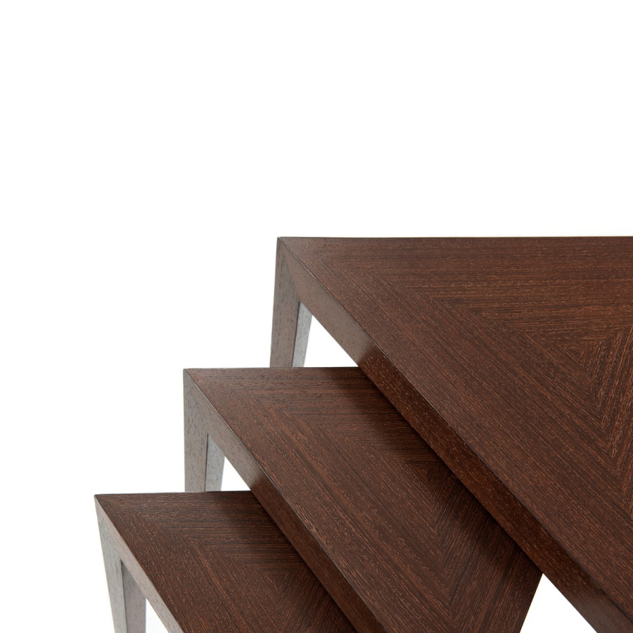 Photo A set of three Triangulate Nest coffee tables