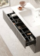 Photo Orka Moonlight sink cabinet 90 5001502 Beige matte/white