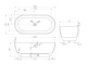 Photo Abber Stein 160 AS9613-1.6 artificial stone bath. 6