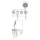 Photo Bath mixer Axor Citterio 39441340 with shower set grinded black chrome