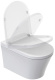 Photo Toilet kit with installation Jacob Delafon Seine E34360-00 with bidet lid and flush plate