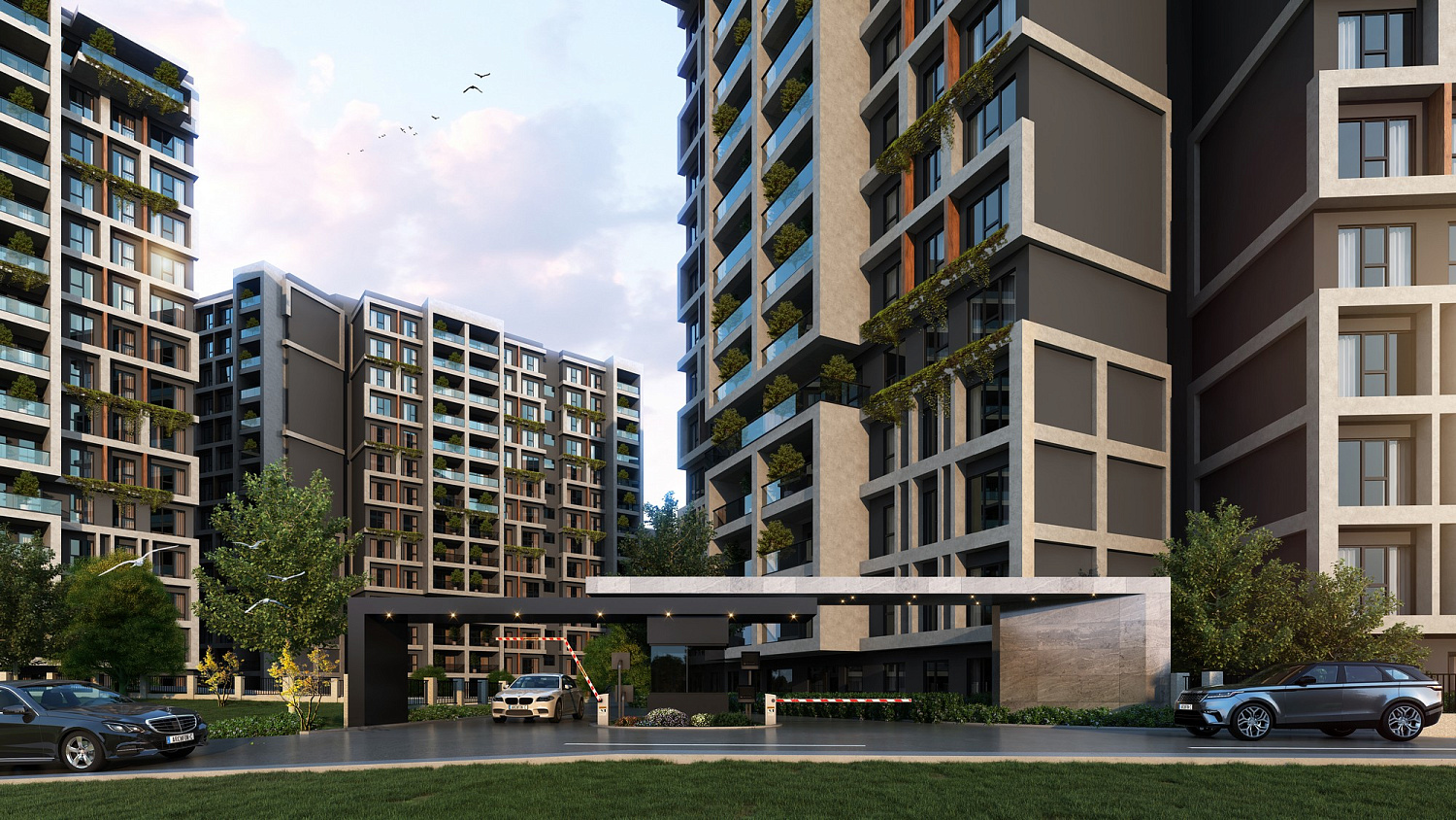 Residential complex with sea views and Princes Islands