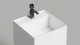 Photo Salini Armonia Square Top 01 45 130521TM matte white sink