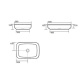 Photo Kerasan Tribeca sink 60x38 cm 514131 black matte