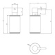 Photo Soap dispenser Gessi 316 54738 #707 black