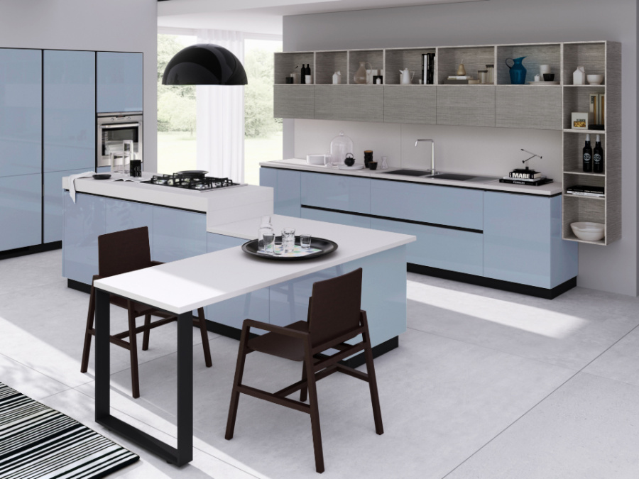 Photo Kitchen Scavolini Mood straight 300 cm with closet