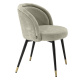 Photo A set of two Chloé dining chairs (beige)