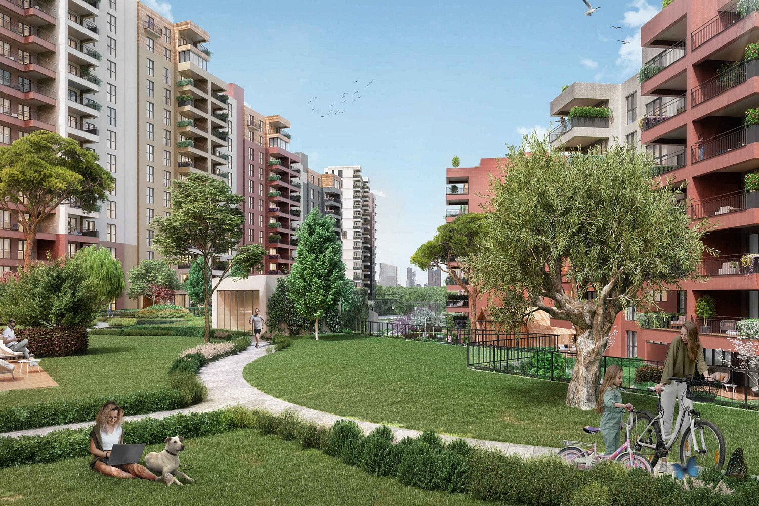 Family premium complex at the Financial Centre in Istanbul