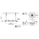 Photo Gessi Sogni ceiling shower system 57961#238 shiny steel