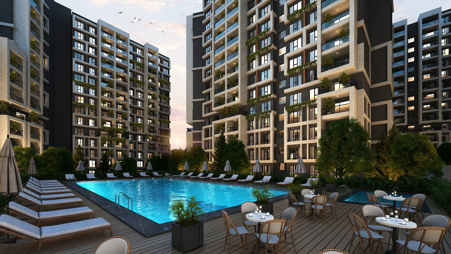 Residential complex with sea views and Princes Islands