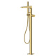 Photo Bath mixer WasserKRAFT Ems 7621 gold