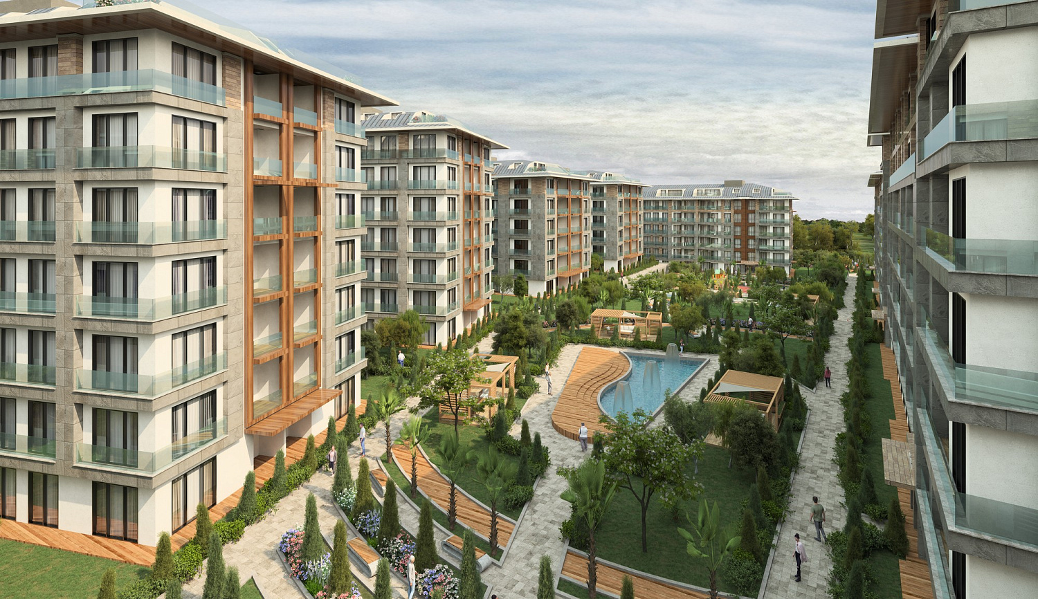 Residential complex in Zeitinburnu district