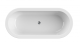 Photo Cezares Slim 180 SLIM CENTRAL-180-80-60-NERO-SET acrylic bath