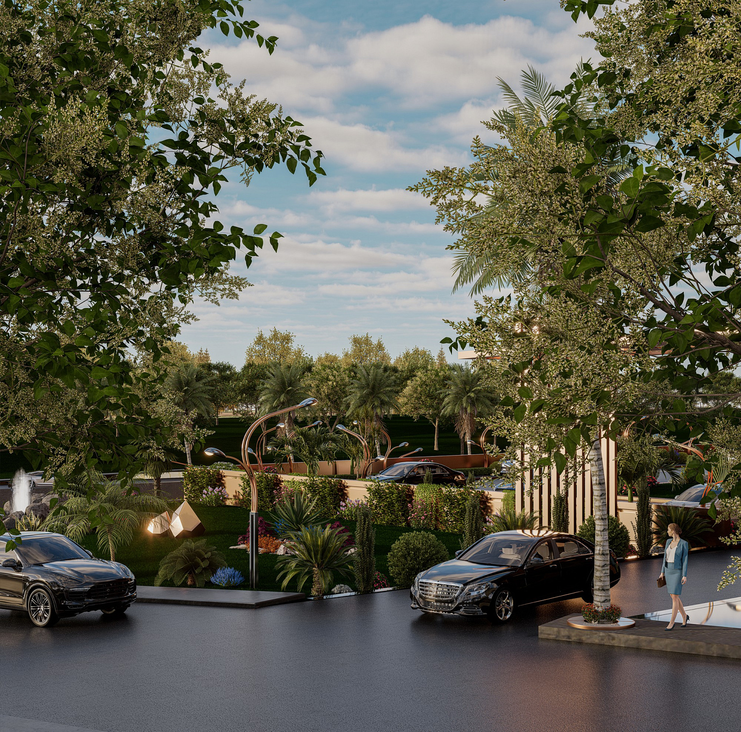 Luxury apartments on the shore of the Bosphorus