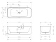 Photo Acrylic bath Abber 170x75 AB9363-1.7