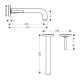 Photo Axor Citterio 39116340 grinded black chrome sink mixer