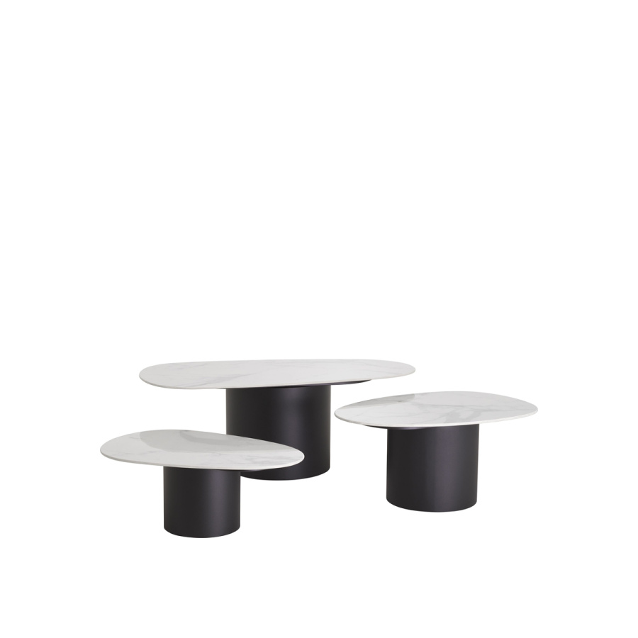 Photo Set of three Zane coffee tables