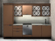 Photo Scavolini Baccarat kitchen straight 300cm