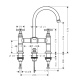 Photo Axor Montreux sink mixer 16510820 grinded nickel