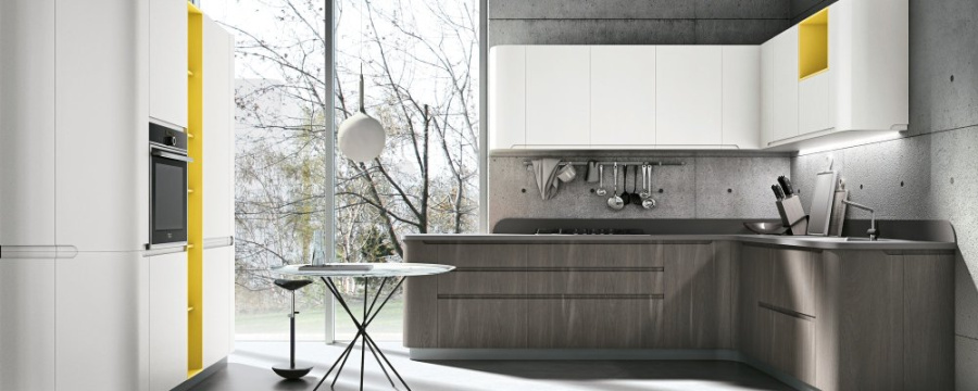 Photo Kitchen Stosa Bring corner 375 by 215cm