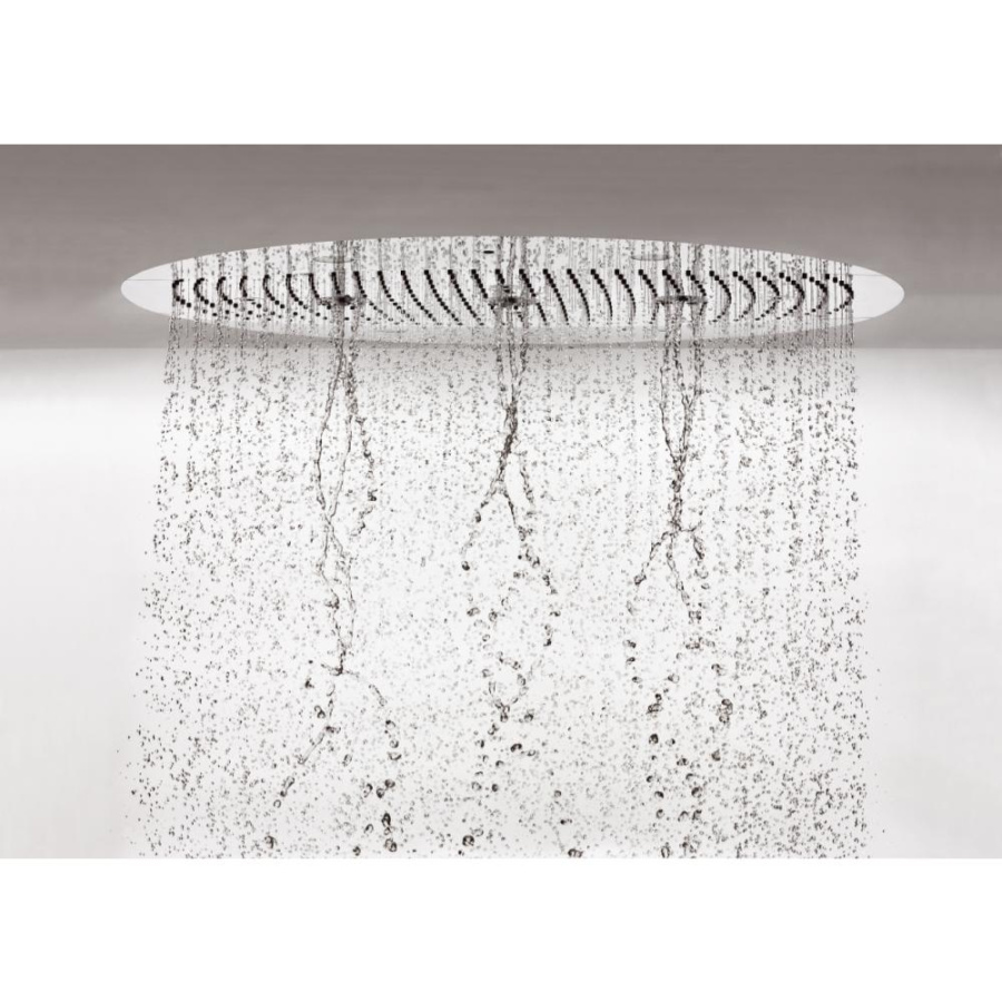 Photo Overhead shower hansgrohe Rainmaker Air 3jet 600 26117000 with illumination, chrome