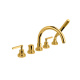 Photo Bath mixer Nicolazzi Mac Kinley 05 2214GO29 gold