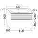 Photo Burgbad Fiumo 82 SFXN082F3958FOT56G0223C0001*1 graphite matte