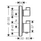 Photo Shower mixer with thermostat hansgrohe Ecostat S 15758670 matte black