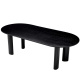 Photo Mogador S dining table (black finish)