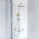 Photo AM.PM Inspire V2.0 180x80 WK52EB bath kit with shower system and accessories