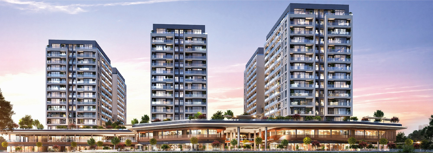 Residential project by the sea with a variety of housing formats