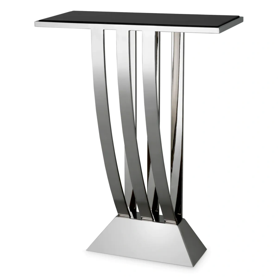 Photo Beau Deco console (polished stainless steel)