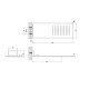 Photo Top shower Gessi Rettangolo 33095#299 black matte