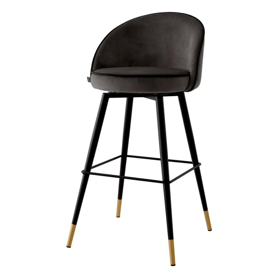 Photo A set of two Roche bar chairs (dark grey)