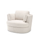 Photo Clarissa rotating chair (white)