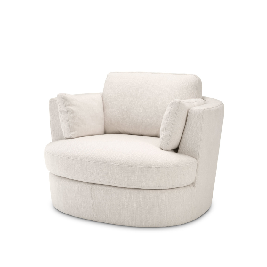 Photo Clarissa rotating chair (white)