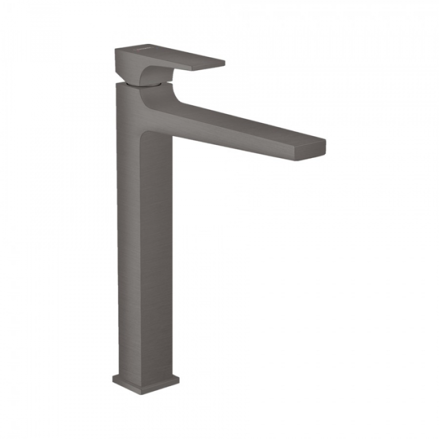 Photo Sink mixer hansgrohe Metropol 260 32512340 with drain valve Push-Open, polished black chrome