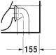 Photo Bowl of floor toilet Duravit P3 Comforts 2167090000