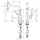 Photo Kitchen mixer Axor Citterio 39861800 stainless steel