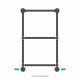 Photo Towel warmer water Sunerja Renaissance 1304 860x500 05-0280-8650 aged bronze