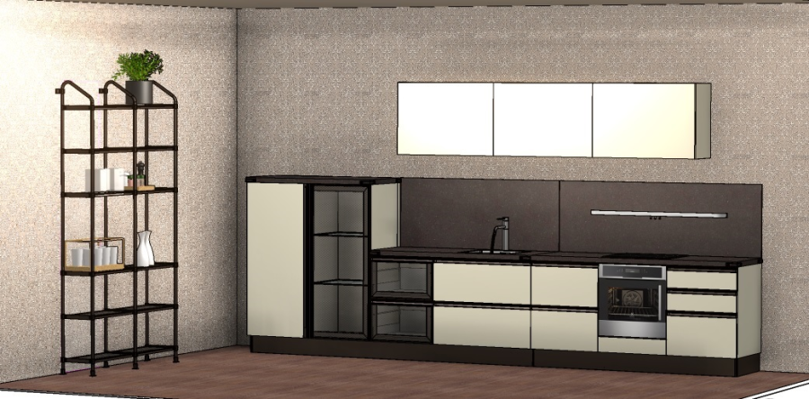 Photo Scavolini Diesel Open Workshop 450 cm straight