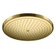 Photo Top shower hansgrohe Croma 280 1 jet EcoSmart 26221990 9 l/min polished gold