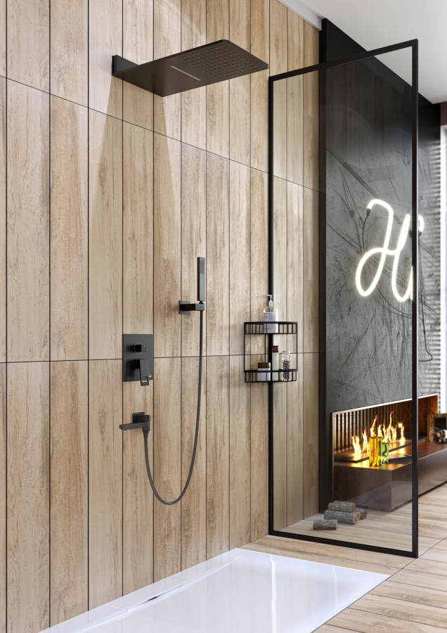 Photo Shower system built-in Timo Briana SX-7119/03SM black