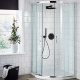 Photo Shower kit Paini Cox 78PZSET26911THSH black matte